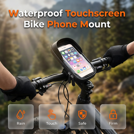 🔥VOORDEEL 🚴‍♂️ Waterdichte Fietshouder 360° Draaibaar Touchscreen✨