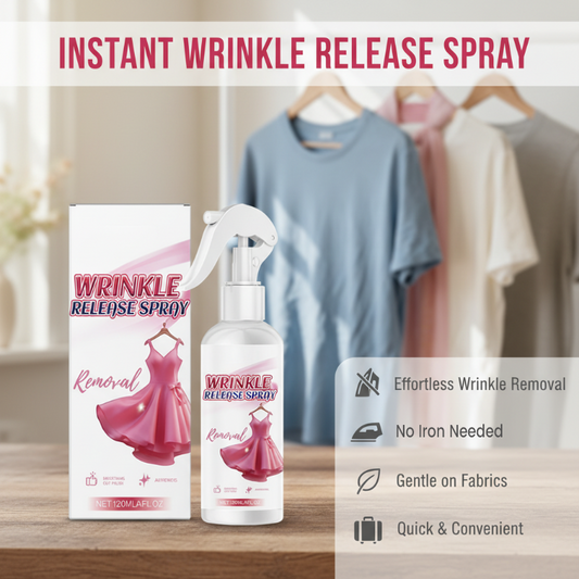 ⏰ 50% KORTING 💦 120ml Rimpelverwijder Spray Zonder Strijkijzer Antistatisch SnelDrogend