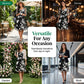 ✨NIEUW & AANBIEDING｜Chiffonjurk met bloemenprint, losse pasvorm en elegant👗