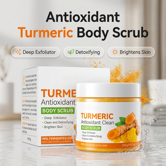 ✨NIEUW Kurkuma Lichaamsscrub – Stralende Huid & Zachte Exfoliatie🧡
