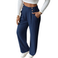 ✨NIEUW MET KORTING Hoge taille wijde pantalon, slank en verlengend geschikt voor dagelijks gebruik