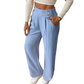 ✨NIEUW MET KORTING Hoge taille wijde pantalon, slank en verlengend geschikt voor dagelijks gebruik