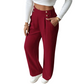 ✨NIEUW MET KORTING Hoge taille wijde pantalon, slank en verlengend geschikt voor dagelijks gebruik