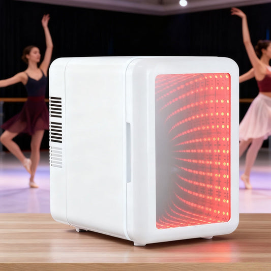 🔥NIEUW AANGEBODEN✨ 4L Minikoelkast | Warm & Koud, Privacy Opslag voor Medicijnen & Huidverzorging