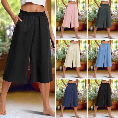 🔥 Nieuwe Wide-Leg Broek – Comfort & Slim Effect 👖