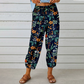 ⏳Limited Aanbieding Dames Bloemen Harem Broek 🌿 Ademend Katoen-Linnen Verstelbare Taille