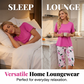 🔥Limitede Aanbieding Dames Zomer Pyjama Set 🌬️Ademend Zachte Mengstof Bloemen Loungewear S-2XL