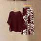 📢📢50% KORTING! 💃Dames 2-delige set met bloes & broek, luchtig en stijlvol💥