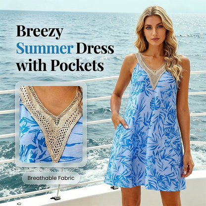 💥 Limiet Aanbieding! Zomerse Jurk met Zakken 👗 Comfort & Stijl