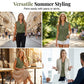 👗🔥HALVE PRIJS! Dames mouloze polo top, ademend comfort, figuurvriendelijk voor dagelijks dragen