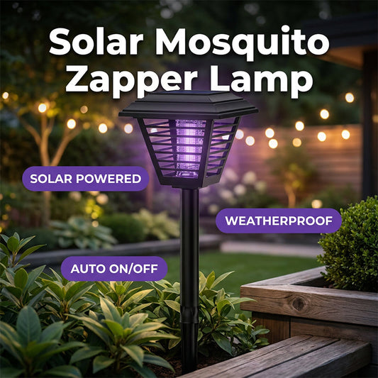 🌞HALVE PRIJS🌞2-in-1 Zonne Tuinlamp UV Muggenvanger waterbestendig automatisch