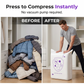 🔥Actie: 2 kopen, 1 gratis📦 Vacuümopbergzakken – Bespaar Meer Ruimte voor Kleding en Beddengoed 💨✨