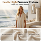 ⏳🔥 ZOMER DEAL 🌸 Maxijurk Premium Katoenlinnen ✨ Comfort & Stijl
