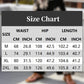 Women's Leaf Print Drawstring Wide-Leg Pants