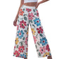 💥50% KORTING Bloemenprint palazzo broek, elastische taille, ademend & ruim assortiment maten! 🌸