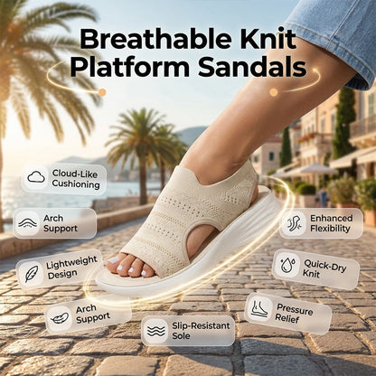 🔥 50% KORTING! 👡 Dames Plateausandalen – Licht, ademend & comfortabel ✨