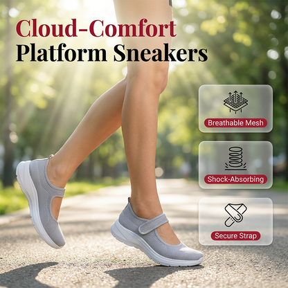 🏆 Topverkoop! 50% KORTING✨ gedurende beperkte tijd. Onze geliefde platformsneakers met verstelbare band combineren comfort en stijl.