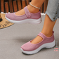 🏆 Topverkoop! 50% KORTING✨ gedurende beperkte tijd. Onze geliefde platformsneakers met verstelbare band combineren comfort en stijl.