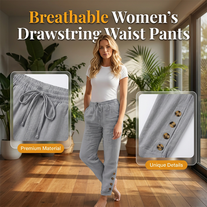 🔥 TOP DEAL 2026 💃 Damesbroek met Trekkoord – Comfort & Stijl ✨🌿