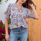 🔥 Limited Edition ✨ Bloemenblouse met Pofmouwen 🌸💖 – Flatterend & Comfortabel