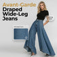 🔥 Hot Deal 2026! 👖 Dames Denim Broek – Wijde pijpen & Elegant silhouet 🌟