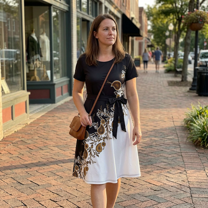 🔥 50% KORTING 👗 Bloemenjurk – Elegant & Flatterend 🌸✨