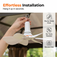 🌴 ZOMERDEAL 50% KORTING ⏱️ Hangventilator ⚡ Stil en krachtige koeling🌬️❄️