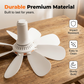 🌴 ZOMERDEAL 50% KORTING ⏱️ Hangventilator ⚡ Stil en krachtige koeling🌬️❄️