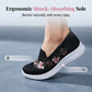 🌸💥 50% KORTING! Instapschoenen met borduur, antislip & vetersloos, voor senioren