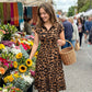 50% KORTING🐆Leopard Maxi Jurk, Ademend & Figuurvriendelijk Met Zakken👗