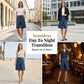 🔥50% KORTING + 50K+ VERKOCHT👖Asymmetrische Shorts Met Wijde Pijpen – Chique Imitatie Denim & Vintage Elegantie