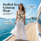 🔥TREND VAKANTIE 🍑 Abrikoos kleurig haltertop ademend textiel met taille accent