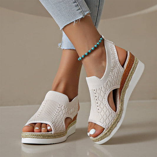🔥50% KORTING👡 Ademende platform sandalen – geen pijnlijke voeten meer 🌬️