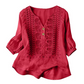 🔥BEPERKTE VOORRAAD💃 Artistieke dagblouse ✨ Past voor kantoor en vrije tijd