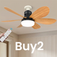 💡2026 HOT SALE🔥-50%✨ Plafondventilator met LED 💨 Koel & eenvoudig te installeren