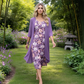🔥50K+ VERKOCHT 🚚Gratis verzending 🌷 Tweedelige bloemen midi jurk set ✨ Kwalitatieve mengstof, flatterend silhouet
