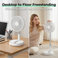 🌬️❄️Draagbare multifunctionele telescopische vloerventilator – Blijf overal koel✨