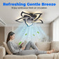 🔥50K+ VERKOCHT⏰ EXCLUSIEVE KORTING✨ Luxe 2-in-1 Nordic ventilatorlamp, multifunctioneel, stille premium inverter motor