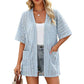 ⏰TIJDELIJKE AANBIEDING✨ Los gebreid cardigan luchtig figuurvriendelijk voor strand & kantoor