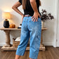 🔥 50% KORTING 👖 Casual Cropped Denim Broek 💙 Comfortabele pasvorm & handige zakken