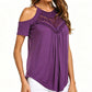 Women's Cold Shoulder Lace Top