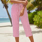 👖🔥 50% KORTING | Gestreepte Capri Broek – Comfortabele Pasvorm ✨