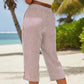 👖🔥 50% KORTING | Gestreepte Capri Broek – Comfortabele Pasvorm ✨