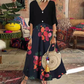 🔥 50% KORTING! 👗 Patchwork Maxi Jurk –Slank silhouet & elegante zomerlook 🌿