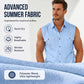 🔥50% KORTING 50K+ VERKOCHT☀️👔Heren mouwloos overhemd ademend stof zomer anti-zweet
