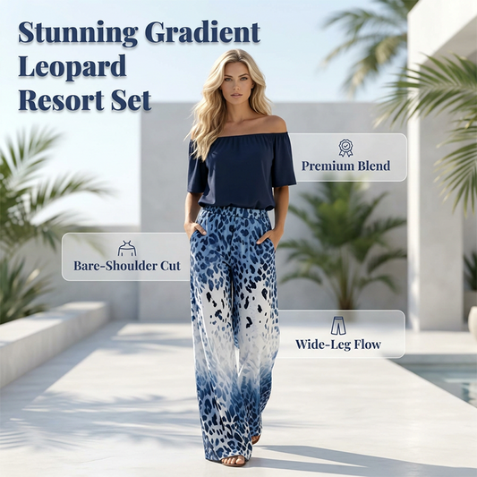 ⏰ Tijdelijke 50% OFF 👗 Luipaard Set – Verberg rondingen stijlvol ✨