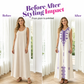 🔥 50% KORTING! 👗 Boho Maxi Jurk – Slank V-hals design & elegante print ✨XL-5XL