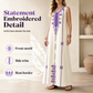 🔥 50% KORTING! 👗 Boho Maxi Jurk – Slank V-hals design & elegante print ✨XL-5XL