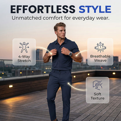🔥 50% KORTING 👔 Heren 2-Delige Set – Licht & Comfortabel ✨