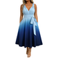 🥳 TOP TREND 2026 👗 Verloop Jurk met V-hals –Elegante pasvorm & luchtige zomerstijl🌸